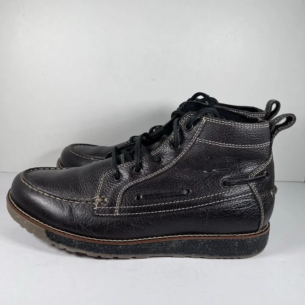 Justin 281 Solace Charcoal Gray Lace Up Akle Chukka Boots Men's Size 11 D - Picture 3 of 9
